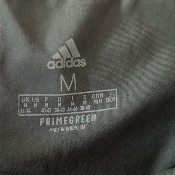 Adidas Black Athletic Training Shorts with Signature Stripes - Picture 4 of 5